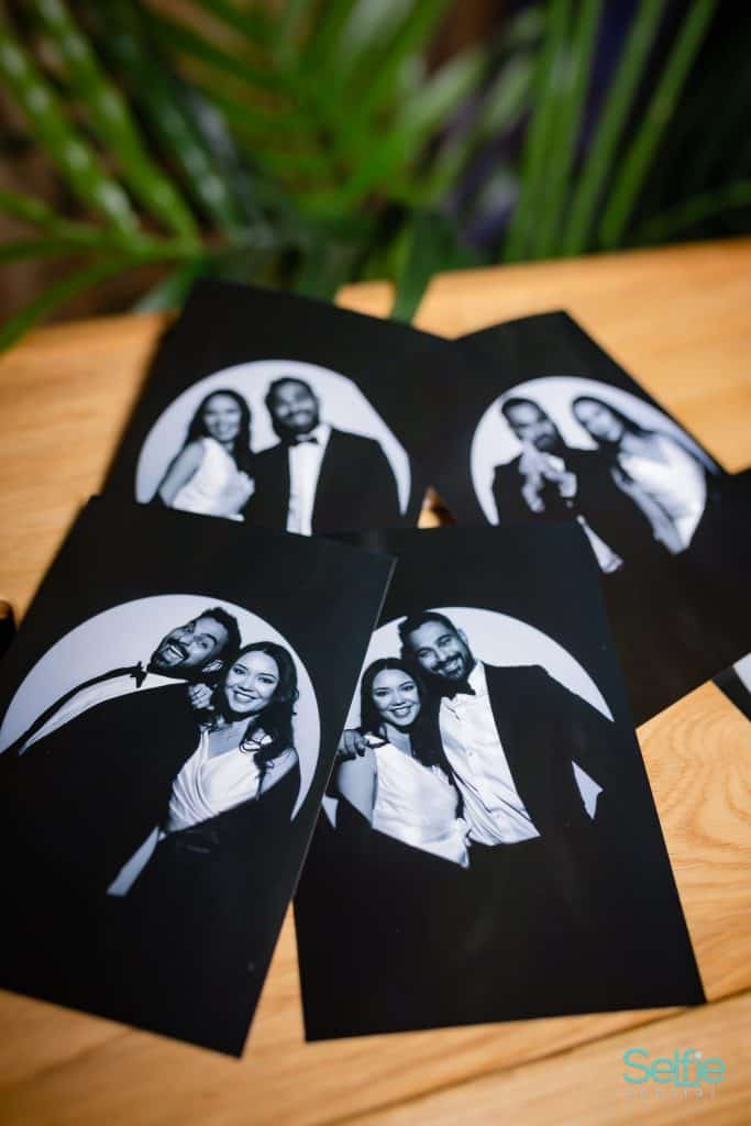 A photo booth at a wedding reception in Auckland — wedding photo booth Auckland