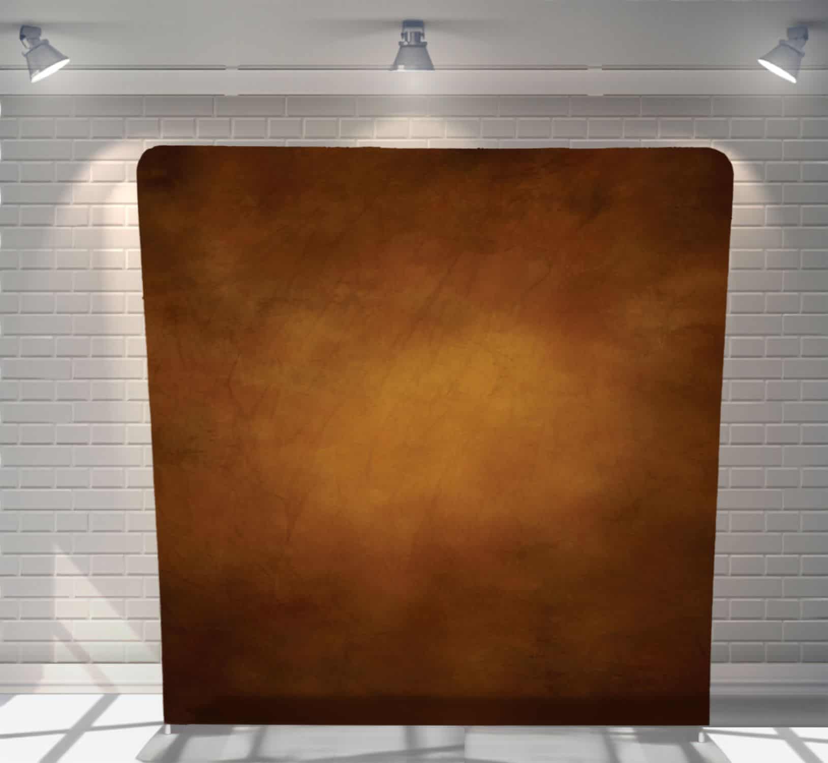 Brown Painted Canvas backdrop for photo booth hire Auckland