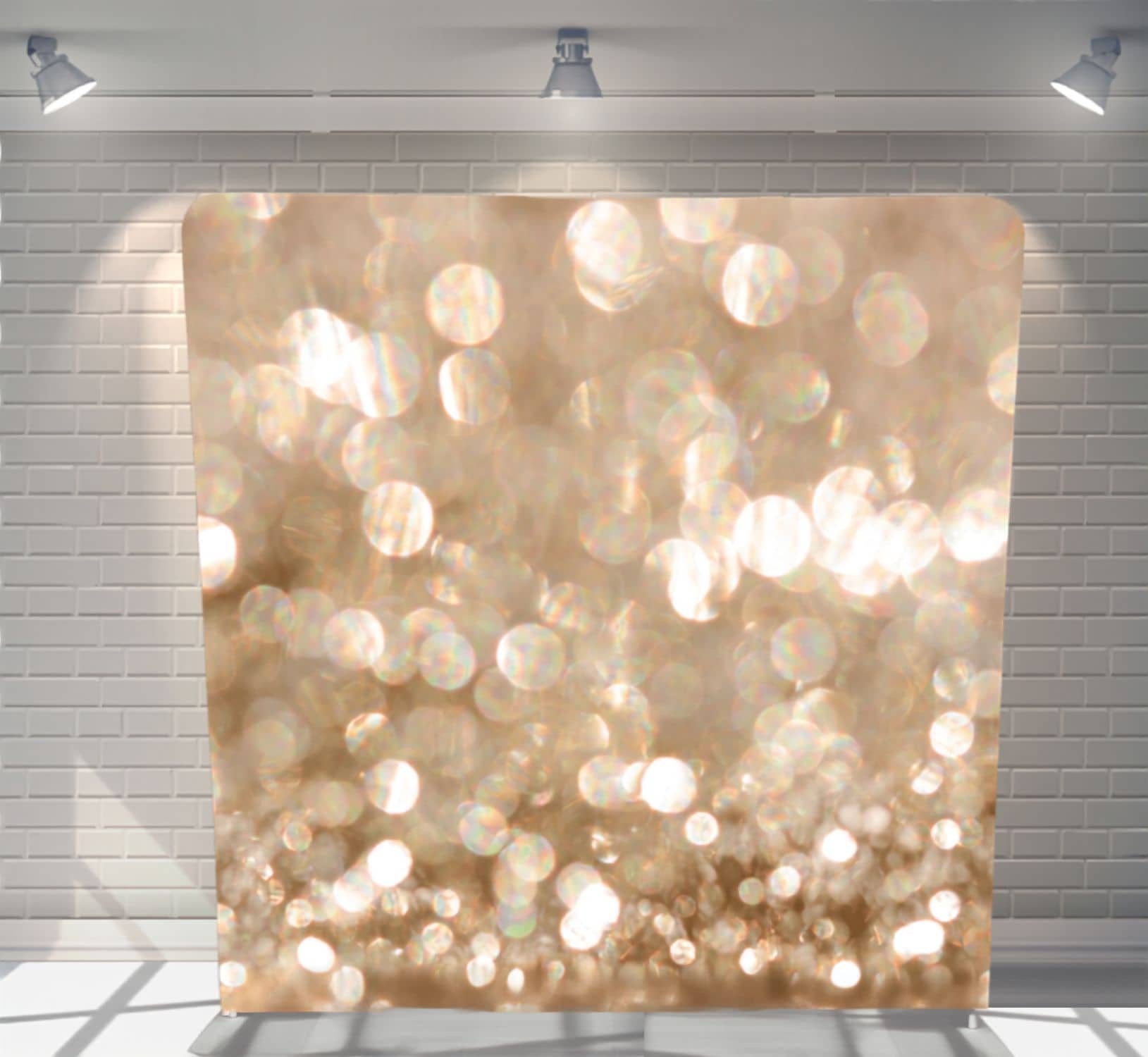Champagne Sparkle backdrop for party photo booth hire Auckland