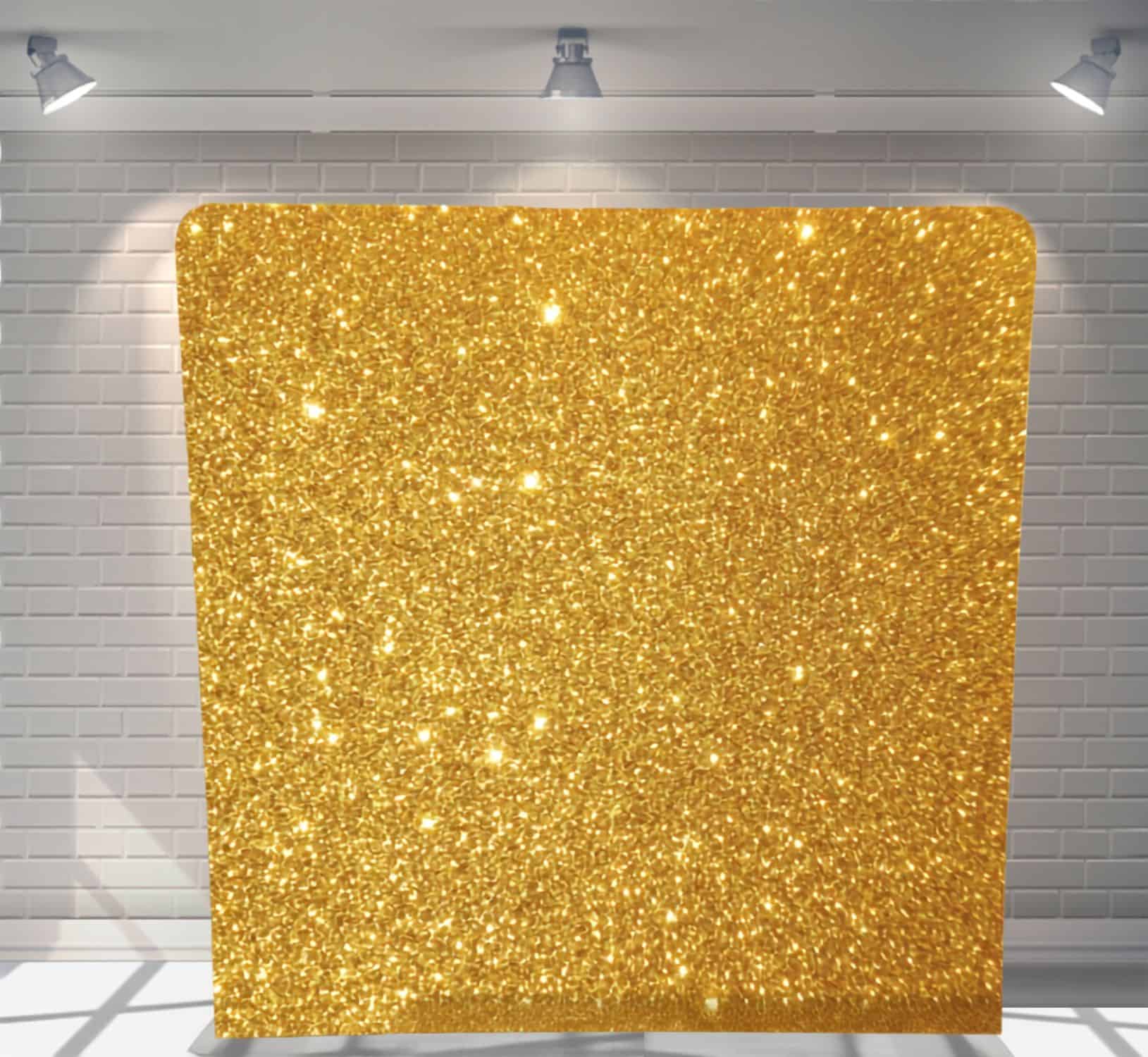 Gold Sparkle backdrop for photo booth hire Auckland