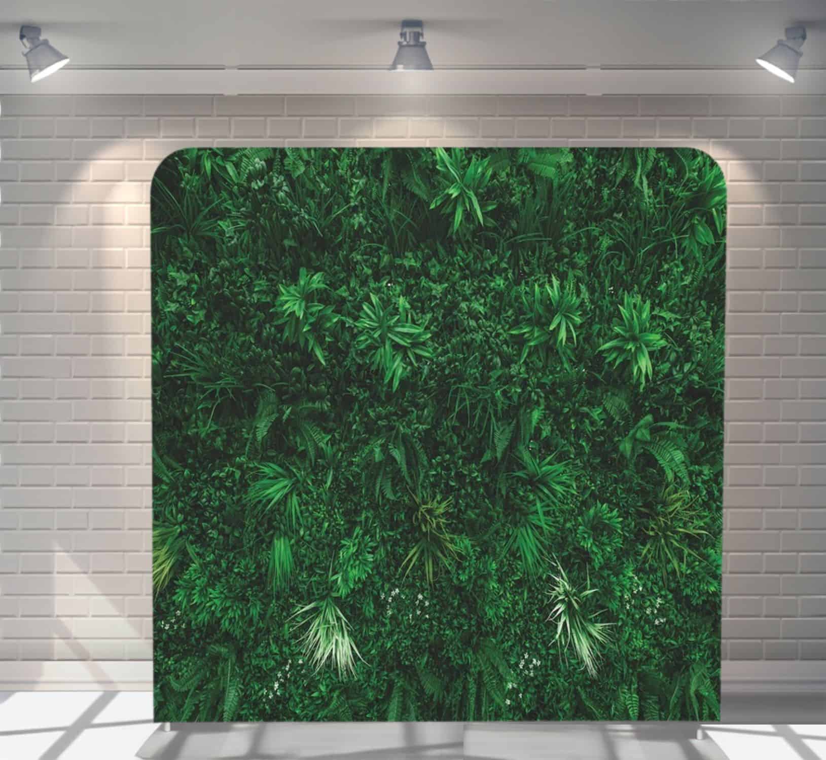 Greenery backdrop for wedding photo booth hire Auckland