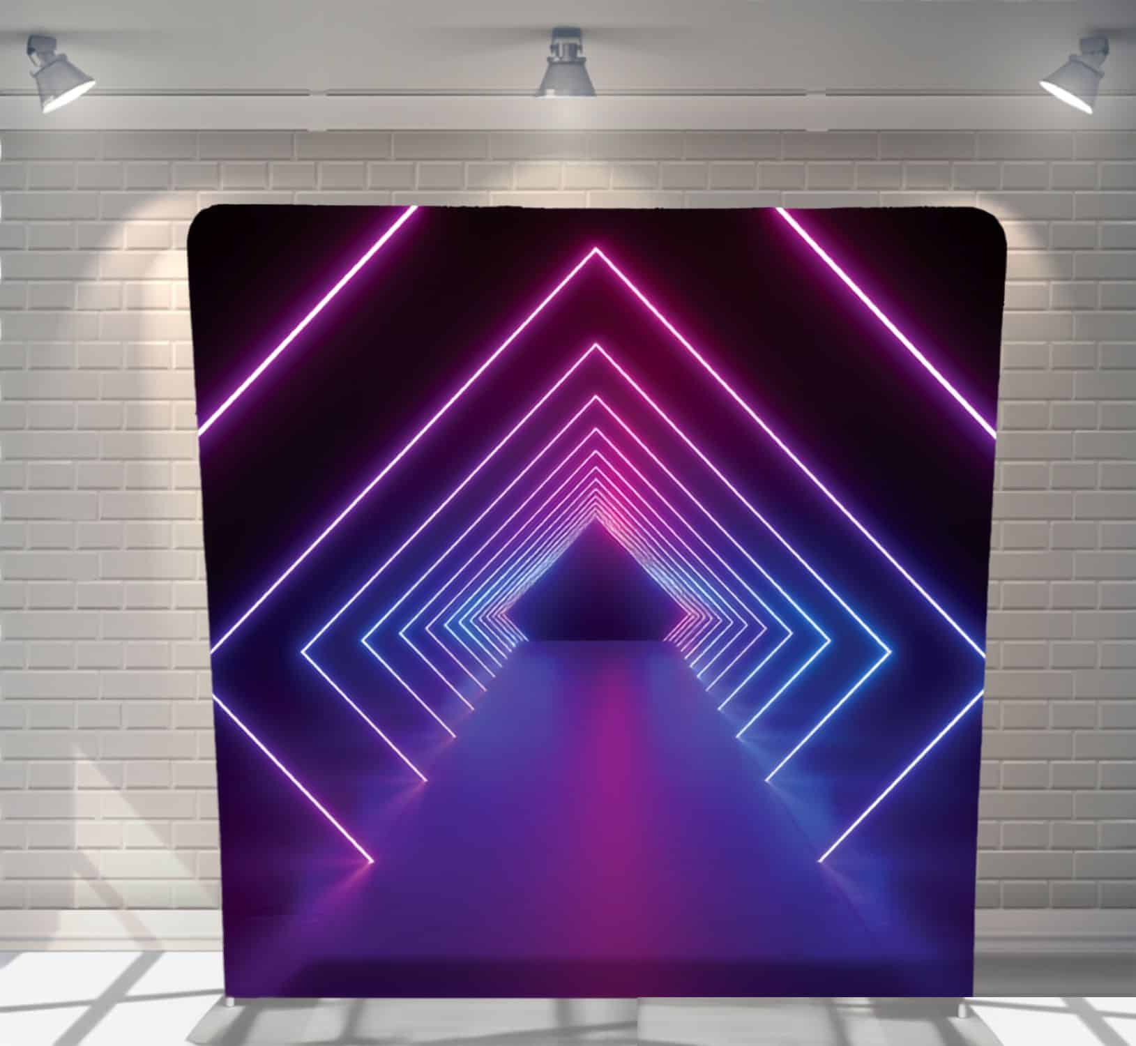 LED Runway backdrop for corporate event photo booth hire Auckland