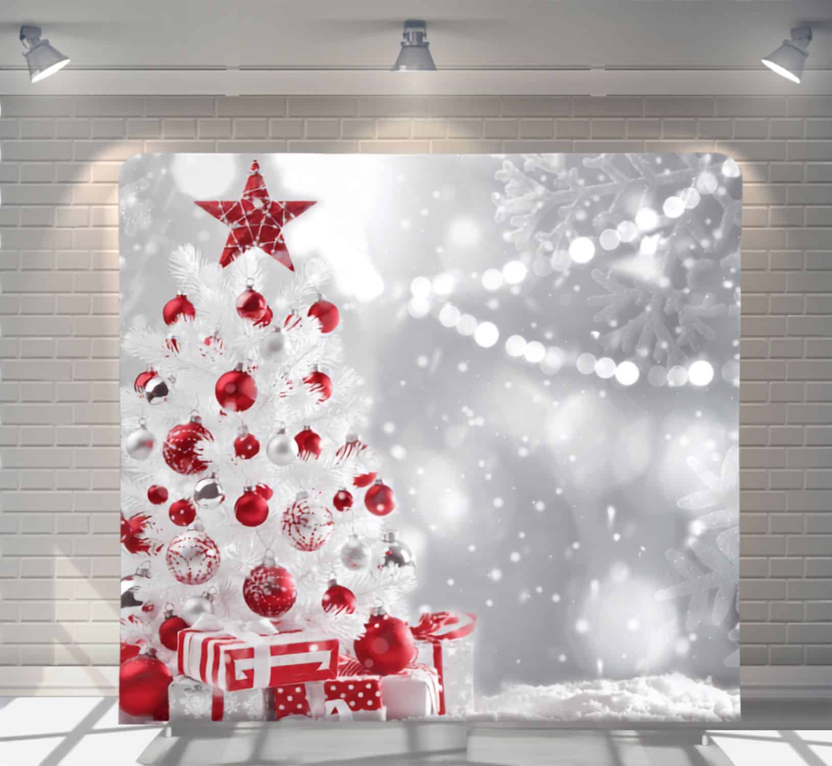 Rudolph's Christmas Tree backdrop for Christmas party photo booth hire Auckland