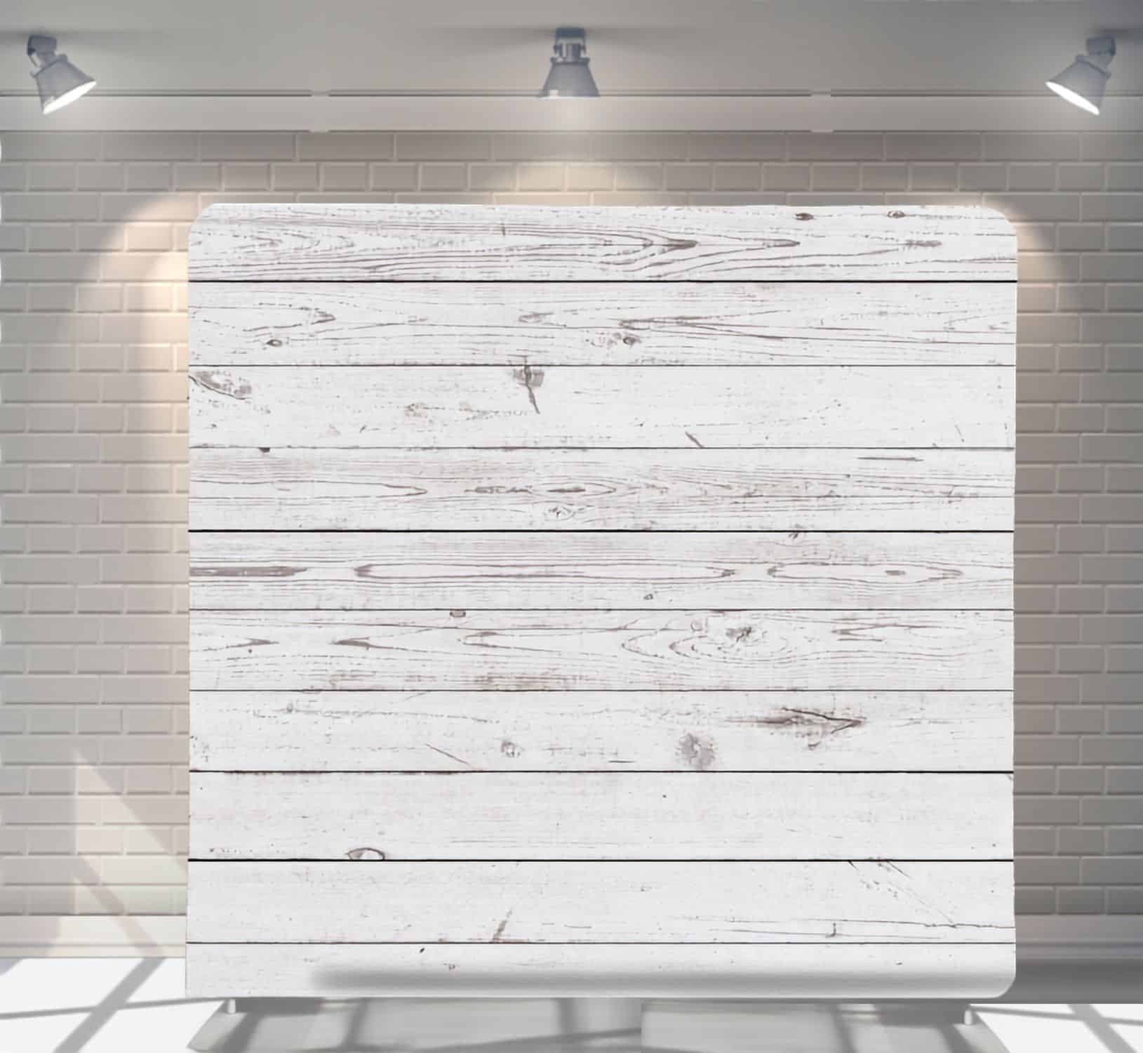 White Wash Wood backdrop for photo booth hire Auckland