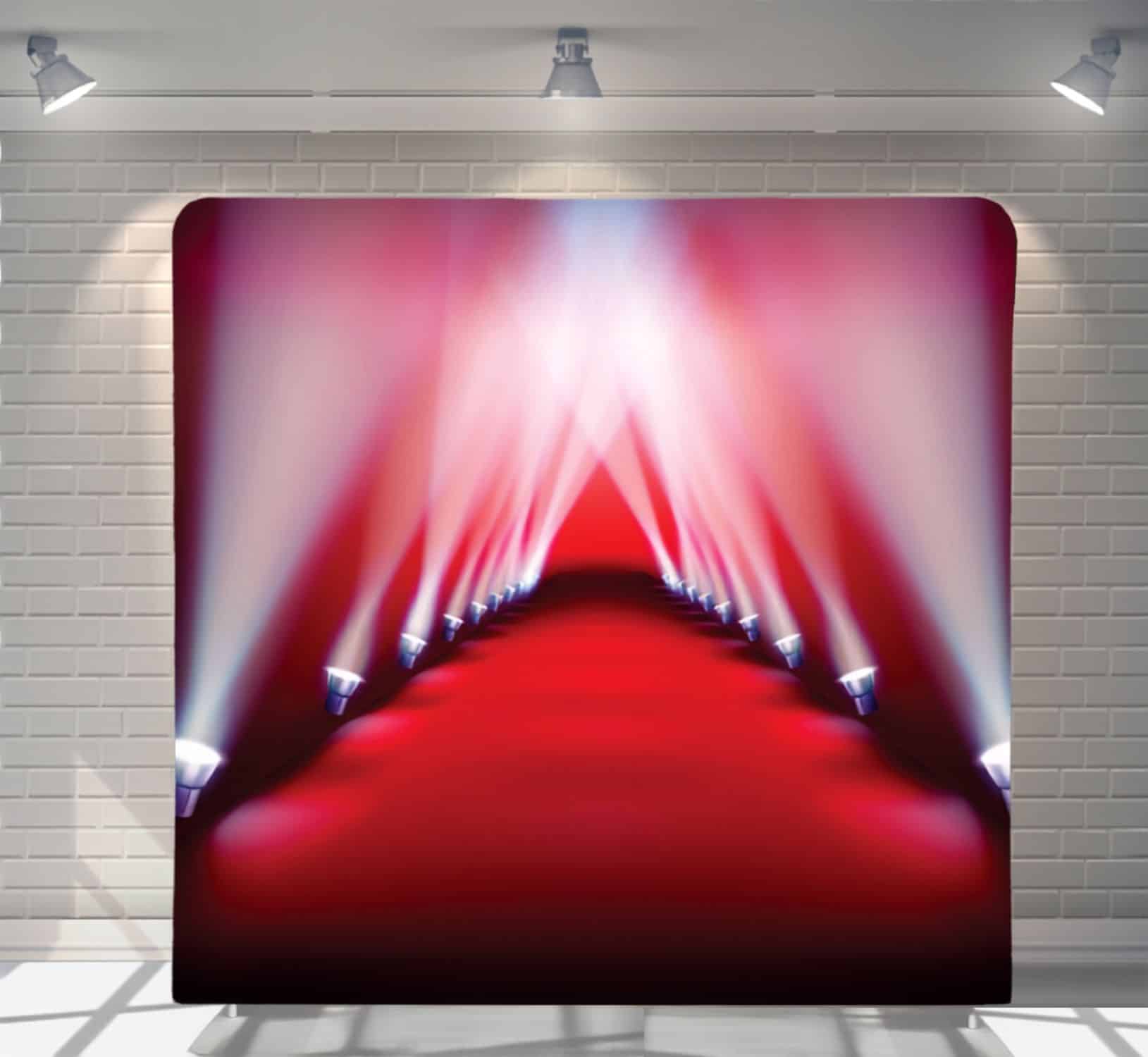 Your Red Carpet Awaits backdrop for event photo booth hire Auckland